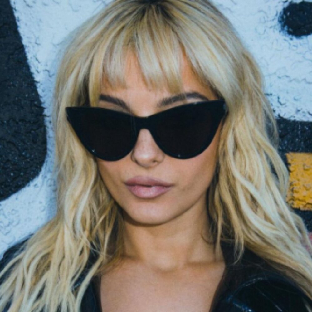 YSL Black Sunglasses, cateye frame